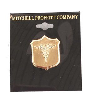 Navy Corpsman Lapel Pin (Goldtone)
